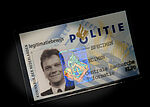 Image of Dutch Police ID, a pouch solution with embedded KINEGRAM