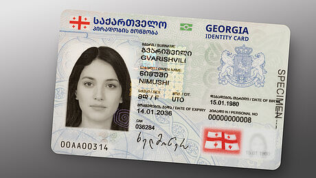 Georgia ID Card with KINEGRAM PCI