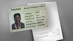 Image of KINEGRAM Easy Card, a letter-based easy-to-issue type of ID card