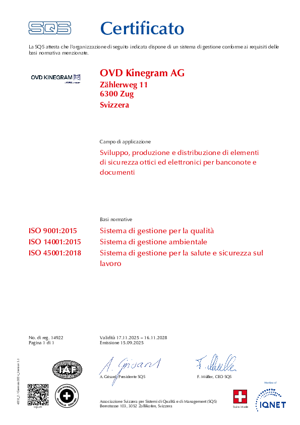 ISO 9001_14001_45001 CERTIFICATE SIGNED_OVD 2025 Italian